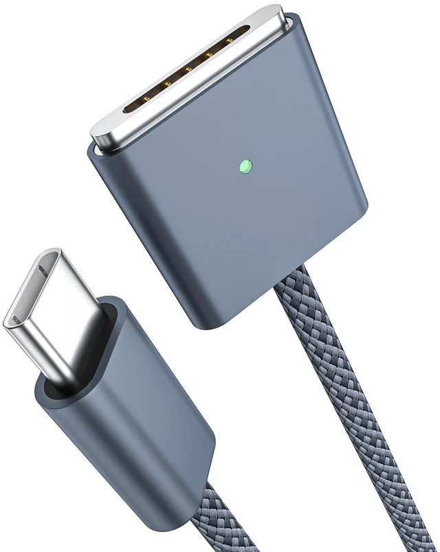 Main image of 140W USB-C to MagSafe 3 Fast Charging Cable 6.6FT Braided Charging Cord