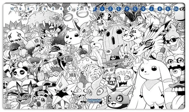 Main image of Mlikemat New DTCG Duel Playmat Digimon Diaboromon Trading Card Game TCG CCG Mat Pad + Free Bag (ZD002-401-T)