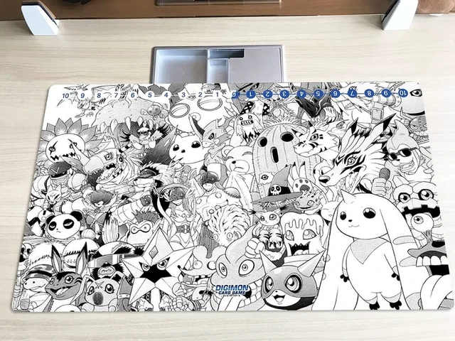 Alt view image 2 of 5 - Mlikemat New DTCG Duel Playmat Digimon Diaboromon Trading Card Game TCG CCG Mat Pad + Free Bag (ZD002-401-T)