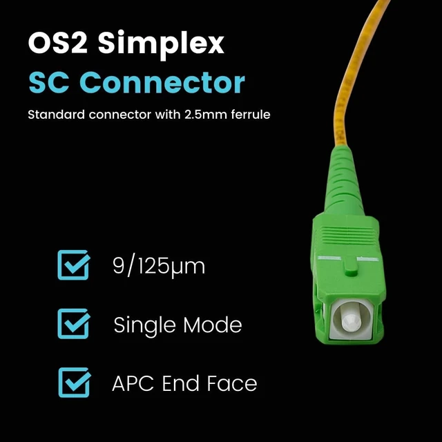 Alt view image 3 of 5 - OTDR Launch Cable Box SC/APC to LC/UPC G.657A1 Singlemode 9/125 1km Fiber Optic Dead Zone Eliminator for FTTH Fiber Testing