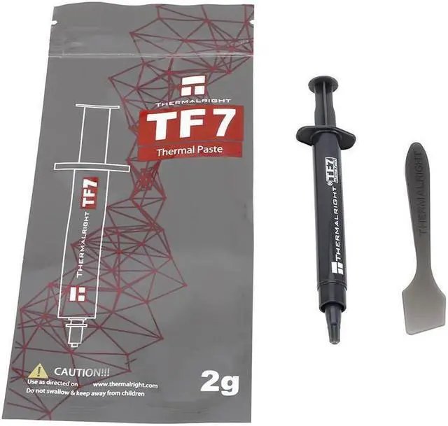 Main image of Thermalright TF7 2g Thermal Paste Compound for Coolers,Thermal Conductivity is 12.8W/m.k-2 Grams, Graphic Card CPU Thermal Grease, Laptop Thermal Grease