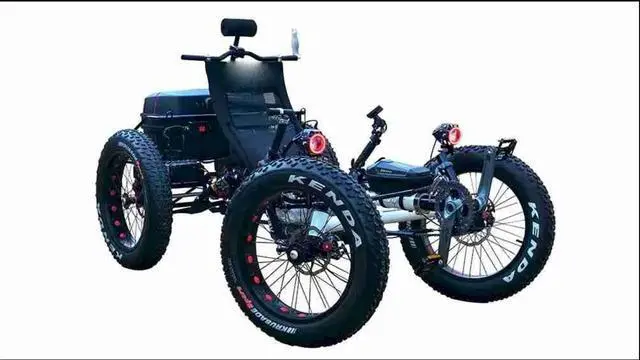 Main image of Electric Fat Tire Recumbent Quad for Adult Riders,fat tire ebike,
