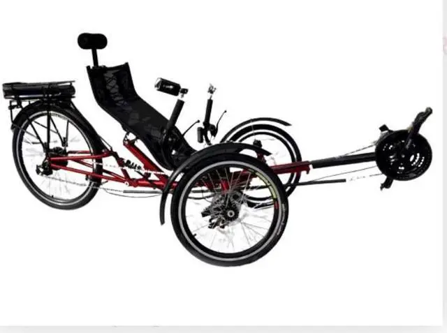 Main image of "Futuristic Foldability: Unveiling the ERT-36 Electric Recumbent Tricycle Trike"