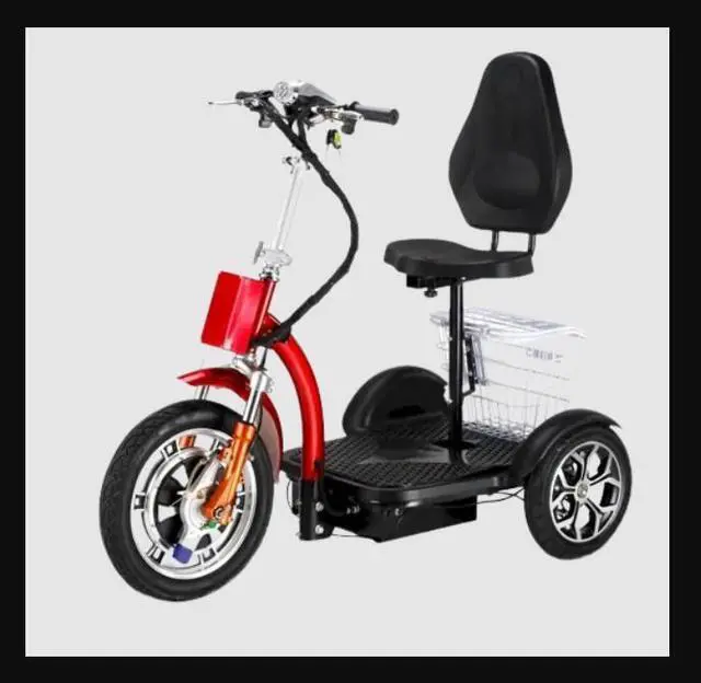 Main image of MOBILE-TREND MT 3 WHEELS FOLDING ELECTRIC MOBILITY SCOOTER, FAT TIRE ELECTRIC TRICYCLE