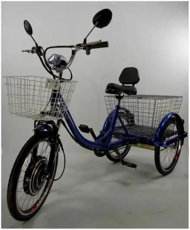 Main image of Ultimate Comfort: Unleashing the Deluxe Adult Electric Tricycle Experience,3 three wheel electric bike,