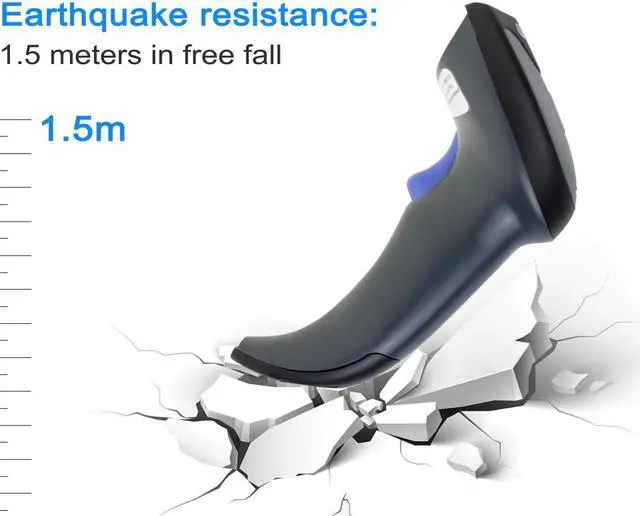 Alt view image 5 of 6 - EVCONN 1900G-HD (High Density) 2D Barcode Scanner with USB Cable