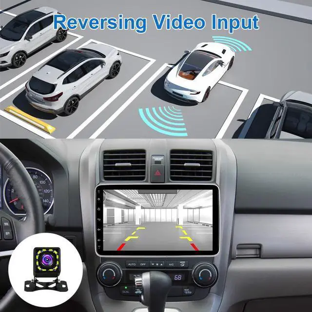 Alt view image 5 of 7 - KSPIV 10.1 Inch Android 13 Single Din Universal Car Stereo with 180-Degree Rotation Screen Autoradio Featuring Apple Carplay, Android Auto, GPS Navigation, Bluetooth 5.0, and Backup Camera