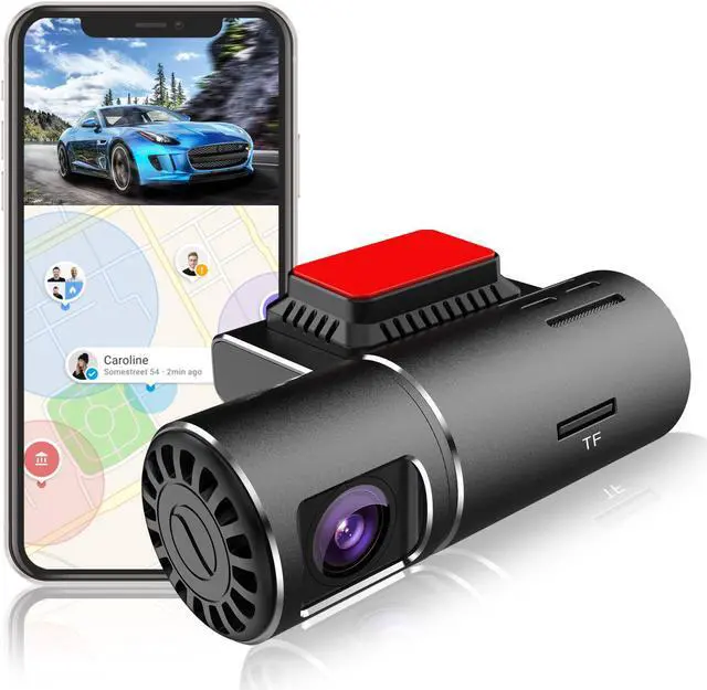 Main image of KSPIV 2560P* 1440P Dash Cam Front and Rear 140° Wide Angle Dashboard Camera Recorder , Night Vision , Loop Recording , Voice Control , Parking Mode , Built-in GPS WiFi