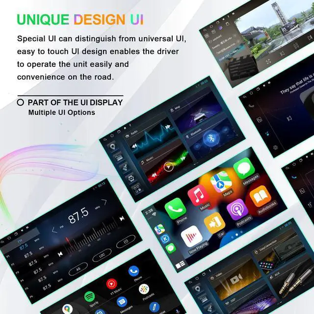 Alt view image 4 of 7 - Kspiv 15 Inch HD IPS Screen Android Car Stereo Radio GPS Navigation Multimedia Player for Toyota  Tacoma 4Runner 2024 2025 Wilrless CarPlay Android Auto