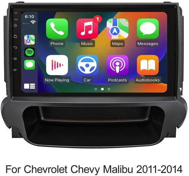 Main image of KSPIV 9 inch Car Radio Stereo for Chevrolet Chevy Malibu Stereo 2011-2014 Android 14 Car Radio with Wireless CarPlay Android Auto Bluetooth WiFi GPS Mirror Link Backup Camera AM/FM Radio 2+64G/4+64G