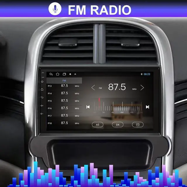 Alt view image 6 of 6 - KSPIV 9 inch Car Radio Stereo for Chevrolet Chevy Malibu Stereo 2011-2014 Android 14 Car Radio with Wireless CarPlay Android Auto Bluetooth WiFi GPS Mirror Link Backup Camera AM/FM Radio 2+64G/4+64G