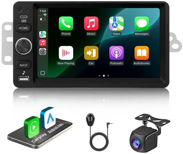 Main image of KSPIV 7 inch Car Radio for Chevrolet Chevy Silverado 2003-2006 Impala Tahoe GMC Sierra Yukon Hummer H2,Android Head Unit with DSP Carplay Android Auto FM SWC Backup Camera 2G+64GB/4G+64GB