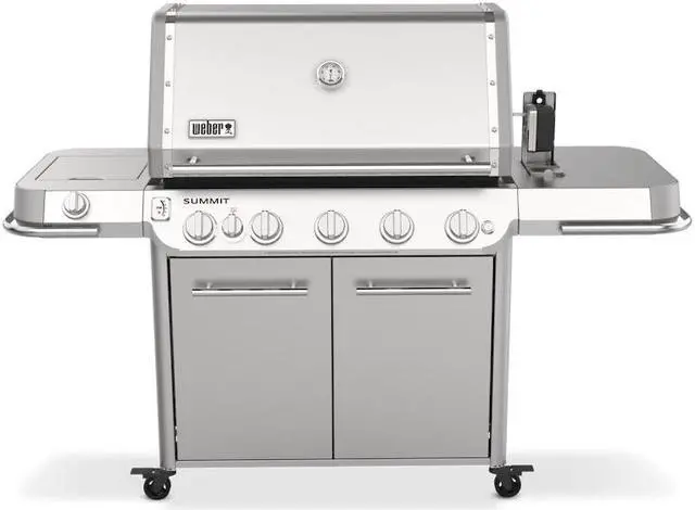 Alt view image 2 of 7 - Weber Grill Summit FS38 S Liquid Propane Gas In Stainless Steel - 1500028