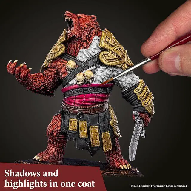 Alt view image 4 of 5 - The Army Painter Speedpaint Most Wanted Set 2.0-24x18ml Speed Model Paint Kit Pre Loaded with Mixing Balls and 1 Brush- Base, and 1 Painting Guide - Model Paint Set for Plastic Models