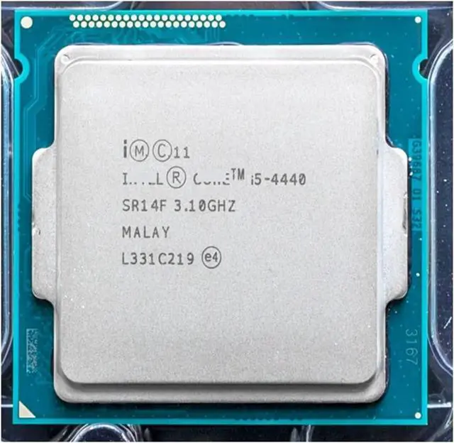 Main image of Intel Core i5-4440 - Core i5 4th Gen Haswell Quad-Core 3.1 GHz (3.3 GHz Turbo) LGA 1150 84W Intel HD Graphics 4600 Desktop Processor - BX80646I54440