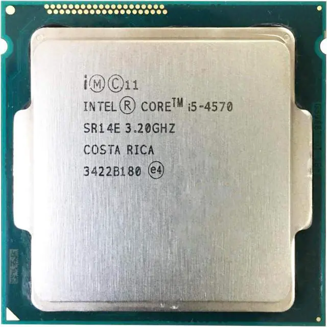 Main image of Intel Core i5-4570 - Core i5 4th Gen Haswell Quad-Core 3.2 GHz LGA 1150 84W Intel HD Graphics Desktop Processor - BX80646I54570