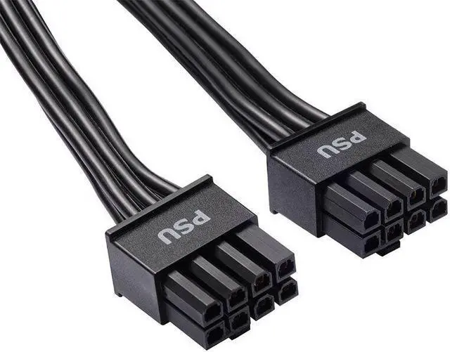 Alt view image 2 of 5 - PHANTEKS 12VHPWR 16-Pin PCIE-5 600 W Adapter Cable, 8-Pin + 8-Pin 9.2 A Termina/16 AWG- High Current Terminal connectors,Supports 40 Series Graphics Cards - BLACK