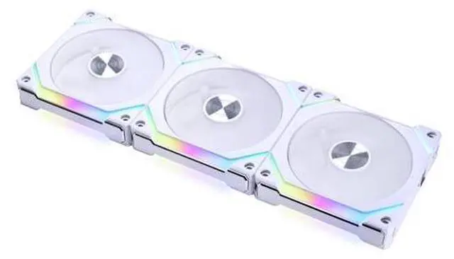 Main image of Lian Li UNI Fan SL120 V2 RGB White- UF-SL120V2-3B PC Cooling Computer ARGB Case Fans Heatsink Cooler( 3 Pack - with Controller)