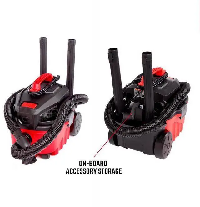 Alt view image 4 of 4 - Craftsman 4 gal Corded Wet/Dry Vacuum 120 V 5 HP