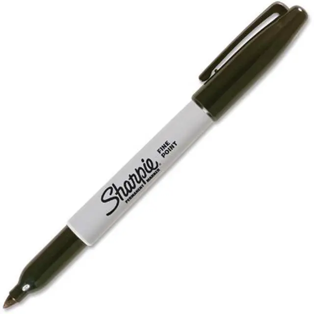 Main image of Sharpie Black Fine Tip Permanent Marker 1 pk - Total Qty: 36; Each Pack Qty: 1