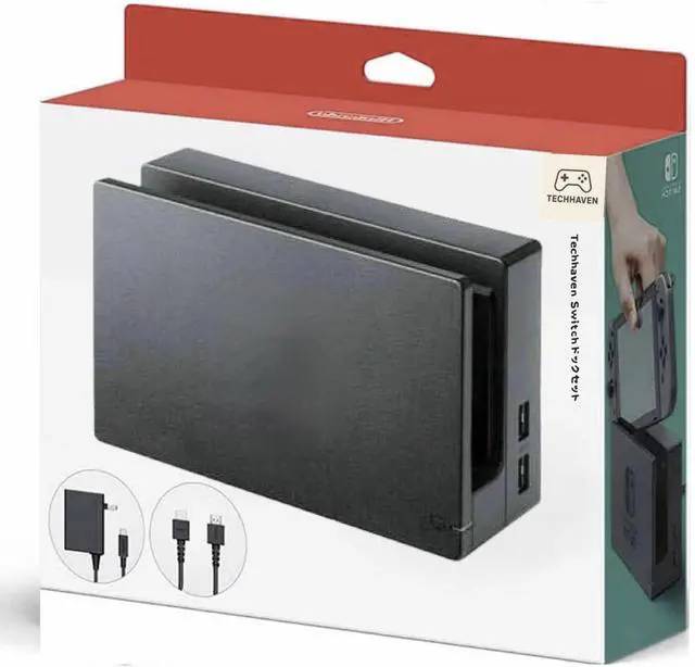 Main image of Switch Dock For Nintendo Switch And Switch Oled,Upgraded Version Dock Portable Nintendo Switch Dock Replacement Base Nintendo Switch Docking Station 4K Hdmi Usb 3.0 Ports Travel Switch Tv Dock
