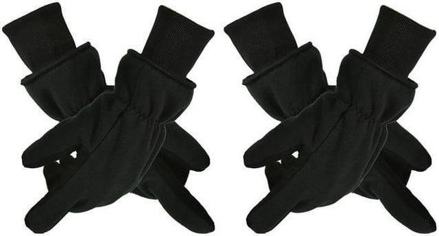 Alt view image 3 of 7 - G & F 3M Thinsulate Lining Winter Outdoor Gloves, Themo Gloves, Black/Grey, 1 Pair