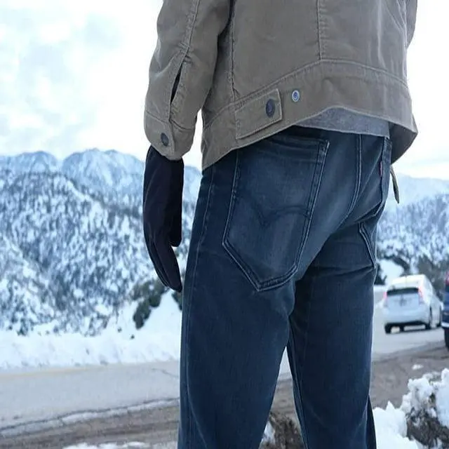 Alt view image 2 of 7 - G & F 3M Thinsulate Lining Winter Outdoor Gloves, Themo Gloves, Black/Grey, 1 Pair X-Large