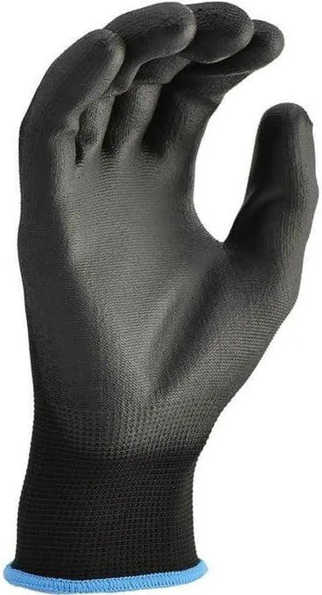 Alt view image 3 of 5 - 12 Pairs Men Work Gloves Rubber Coated Ideal for General Duty Work - Large Multi-Color Medium