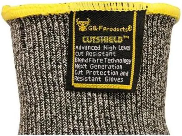 Alt view image 7 of 7 - G & F Work Gloves CUTShield Rubber Cut Resistant Level 5, Durable & Safe, Size x-Large