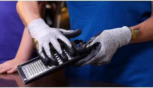 Alt view image 2 of 7 - G & F Work Gloves CUTShield Rubber Cut Resistant Level 5, Durable & Safe, Size x-Large