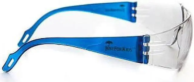 Alt view image 3 of 3 - Just for Kids Safety Goggles with Clear Lens, Safety Eyewear, 6 Color Pack