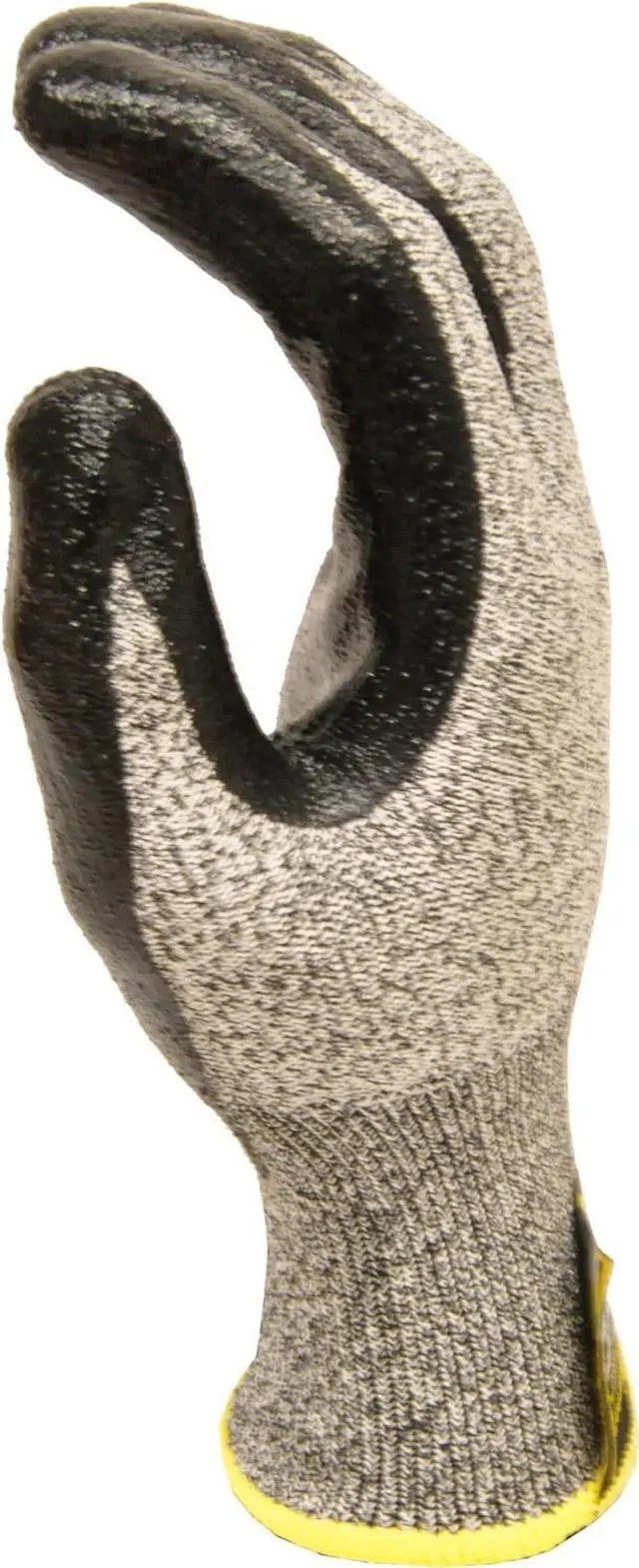 Alt view image 5 of 7 - G & F 10600AM CUTShield Cut Resistant, Slash Resistant Work Gloves, Nitirle Coated Work Gloves, Grey, Medium