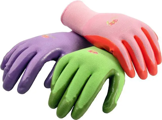Main image of G & F Products Women Gardening Gloves with Micro-Foam Coating - Garden Gloves Texture Grip - Womens Work Gloves