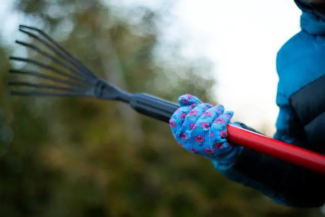 Alt view image 6 of 6 - G & F Products 1823-3 JustForKids Soft Jersey Kids Garden Gloves, Kids Work Gloves, 3 Pairs Green/Red/Blue per Pack