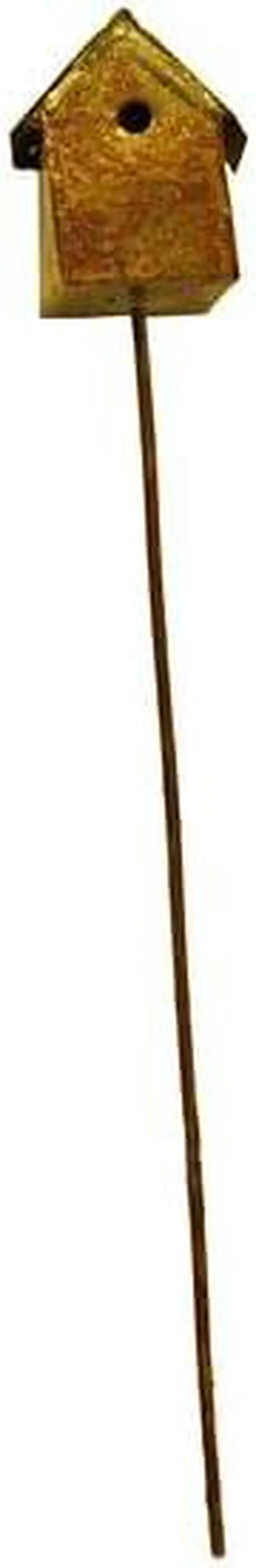 Alt view image 2 of 7 - G & F Products MiniGardenn 10020 Fairy Garden Miniature Bird House Pick