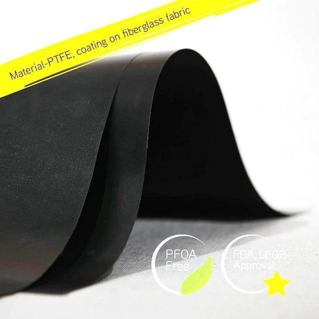 Alt view image 6 of 7 - BBQ Grill Sheets Mat ,100% Non Stick Safe ,Extra Thick,Reusable and Dishwasher safe, 3 piece of (13"x15.75")
