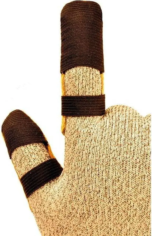 Alt view image 2 of 5 - G & F Finger Guard and Thumb Guard made of Leather 1 or 10 pieces