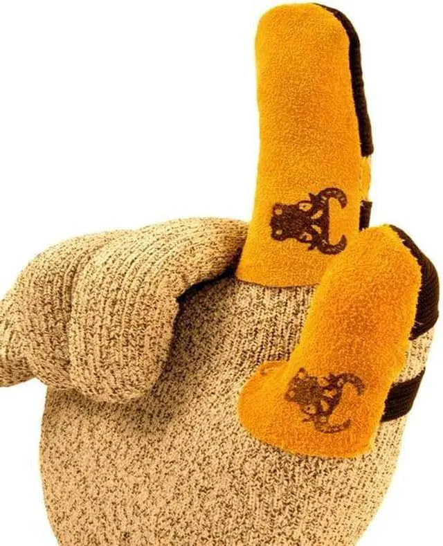 Alt view image 3 of 5 - G & F Finger Guard and Thumb Guard made of Leather 1 or 10 pieces