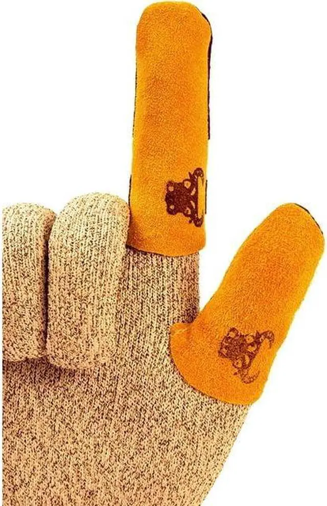 Alt view image 5 of 5 - G & F Finger Guard and Thumb Guard made of Leather 1 or 10 pieces
