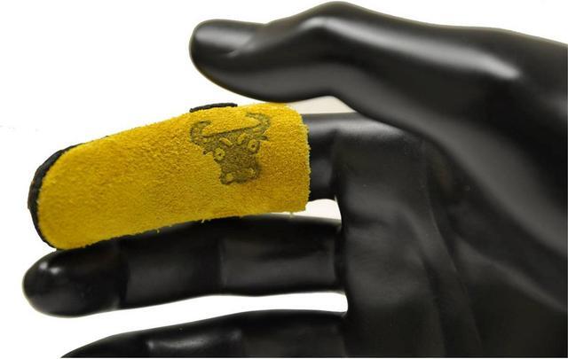 Alt view image 2 of 5 - G & F Finger Guard and Thumb Guard made of Leather 1 piece Large