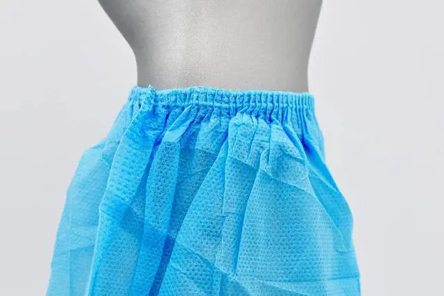 Alt view image 3 of 7 - 100 Pieces of Arm Sleeves, Made of Non-Woven Fiber Sleeve Covers with Elastic Closures stretchble Reusable Blue 100 Pieces