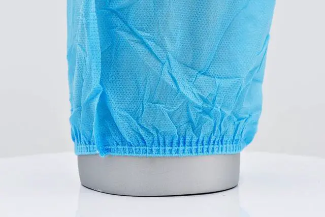 Alt view image 5 of 7 - 100 Pieces of Arm Sleeves, Made of Non-Woven Fiber Sleeve Covers with Elastic Closures stretchble Reusable Blue 100 Pieces