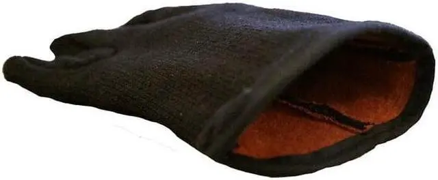 Alt view image 4 of 5 - G & F Jersey Winter Gloves, Brown with Red Fleece Lining, Unisex, Large, 12 Pairs