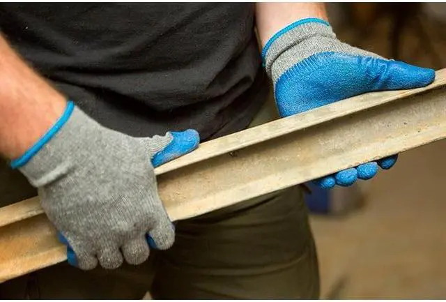 Alt view image 3 of 7 - G & F Knit Work Gloves 3100XL-DZ, Textured Rubber Latex Coated, 12 Pairs, Men's Size x-Large