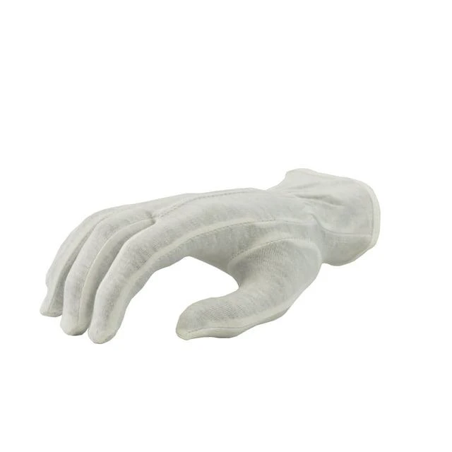 Alt view image 2 of 7 - G & F Dress Gloves 100% Premium White Cotton Band Parade Gloves, 12 Pair(24 Gloves), Size x-Large