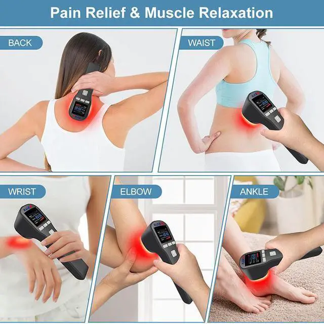 Alt view image 6 of 7 - ZJZK cold laser therapy device 4x808nm 16x650nm 880mW 20 diodes Arthritis Physiotherapy effective for Pain Relief Wound Healing Health Care