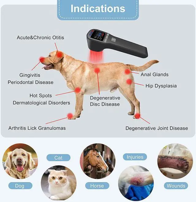 Alt view image 4 of 7 - ZJZK cold laser therapy device 4x808nm 16x650nm 880mW 20 diodes Arthritis Physiotherapy effective for Pain Relief Wound Healing Health Care