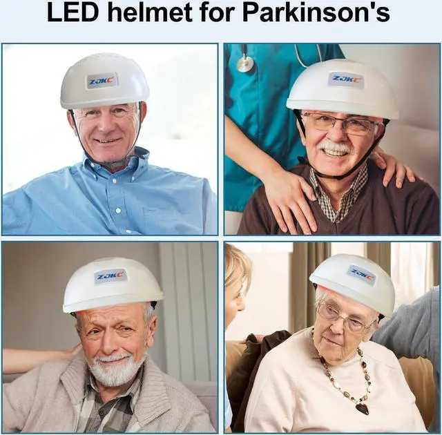 Alt view image 6 of 7 - ZJKC PBM Infrared LED Helmet 810nm Red Light Therapy Neuromodulation Brain Treatment for Migraine Autism Parkinson Depression