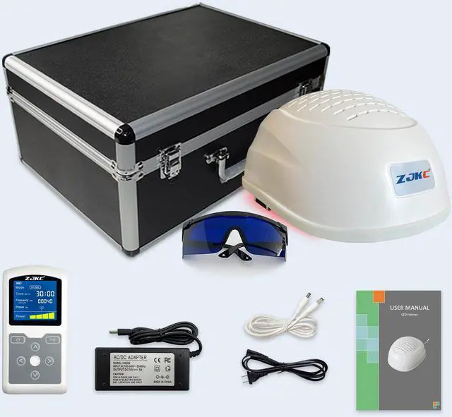 Alt view image 7 of 7 - ZJKC PBM Infrared LED Helmet 810nm Red Light Therapy Neuromodulation Brain Treatment for Migraine Autism Parkinson Depression