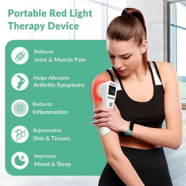 Alt view image 7 of 7 - ZJZK Cold Laser Therapy 4X808nm 16X650nm Chiropractors Using Laser Therapy Near Me Improve Blood Circulation For People Or Pet